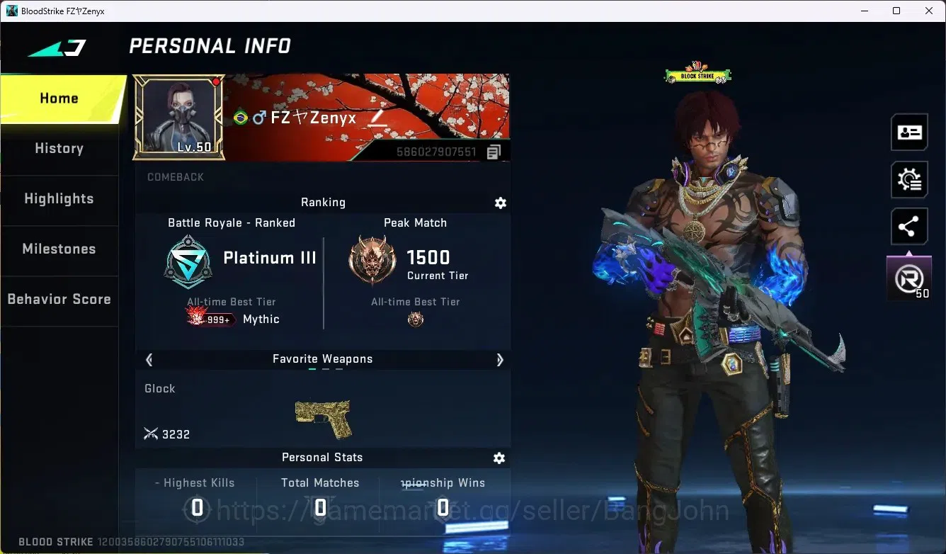 Blood Strike Accounts ASIA|2 Collab Gun (Evangelio)|3 Limited Gun|11 Ult image 1