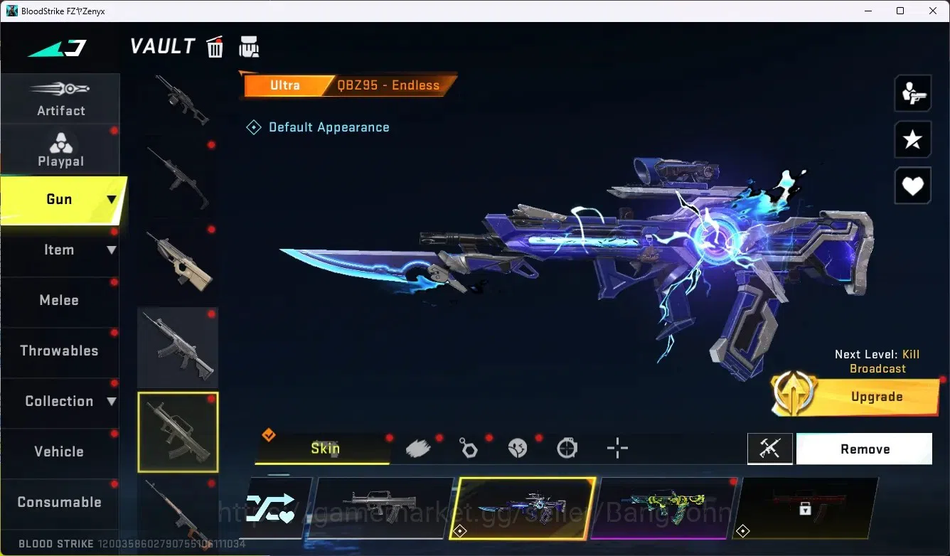 Blood Strike Accounts ASIA|2 Collab Gun (Evangelio)|3 Limited Gun|11 Ult image 16