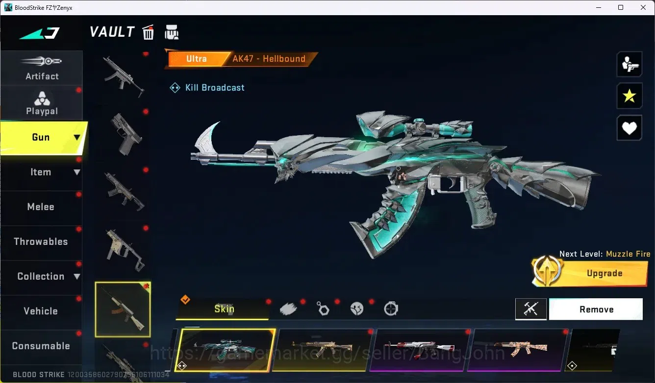 Blood Strike Accounts ASIA|2 Collab Gun (Evangelio)|3 Limited Gun|11 Ult image 4
