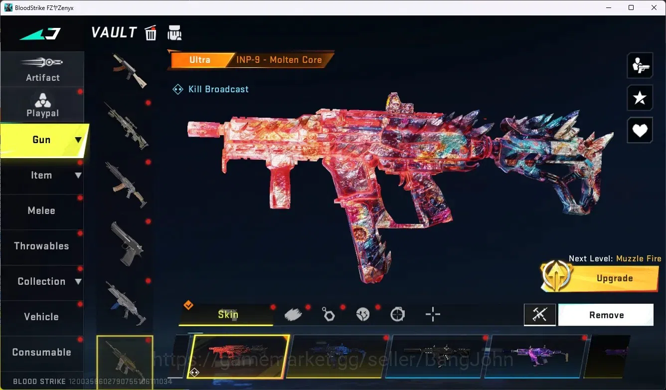 Blood Strike Accounts ASIA|2 Collab Gun (Evangelio)|3 Limited Gun|11 Ult image 8