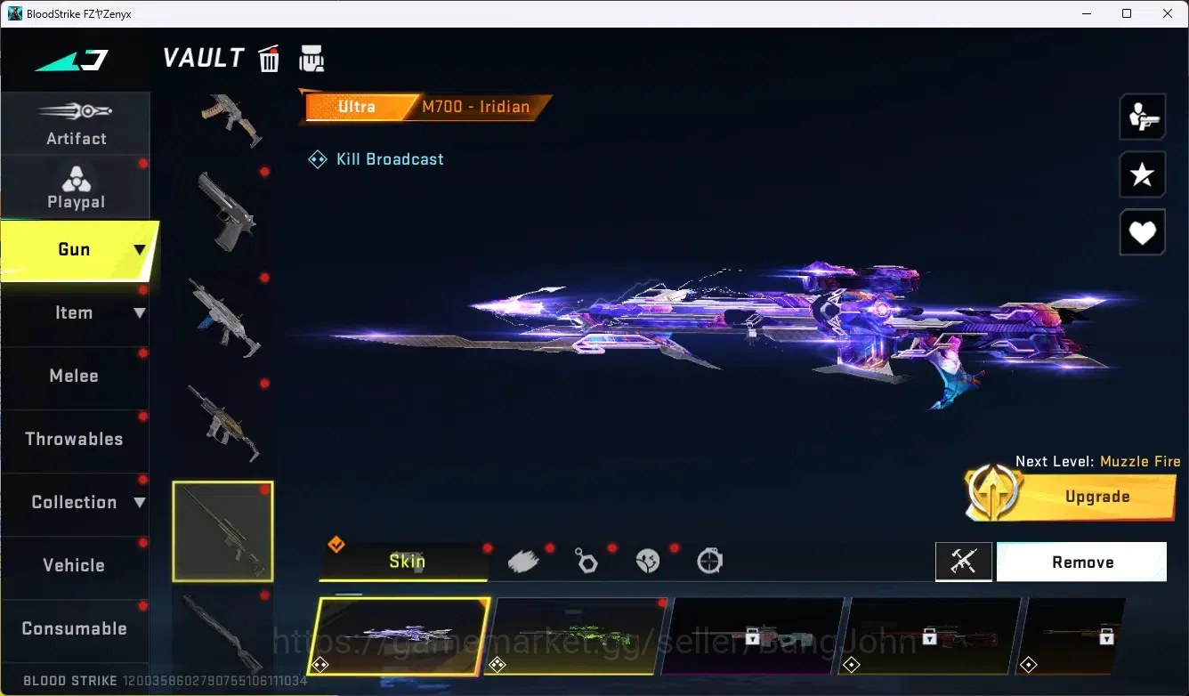 Blood Strike Accounts ASIA|2 Collab Gun (Evangelio)|3 Limited Gun|11 Ult image 9