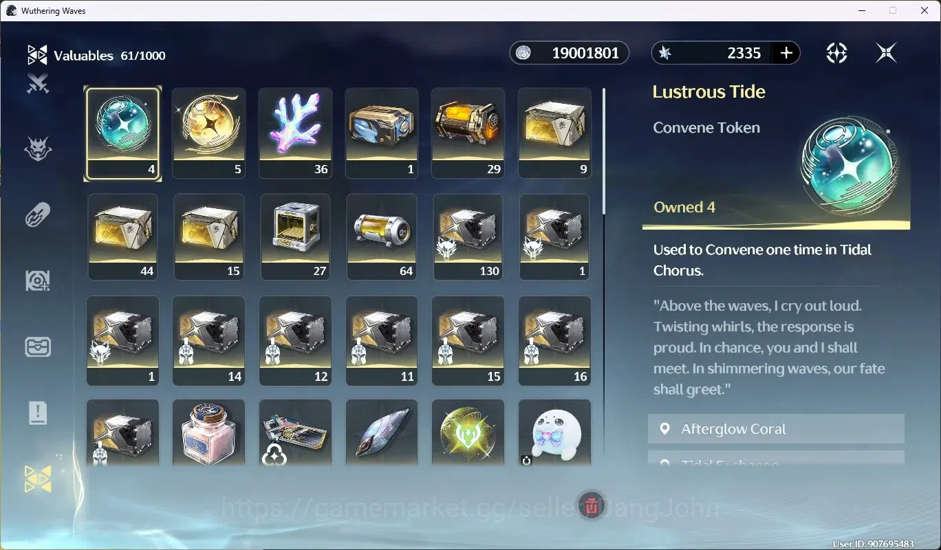 Wuthering Waves Accounts SEA|UL 51|Rank 6|3 Char Limited [Denia,Chisa,Shore image 17