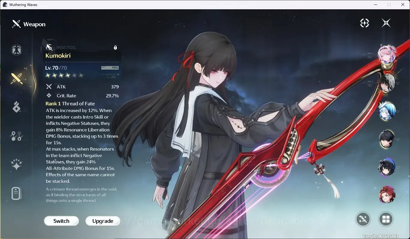 Wuthering Waves Accounts SEA|UL 51|Rank 6|3 Char Limited [Denia,Chisa,Shore image 5