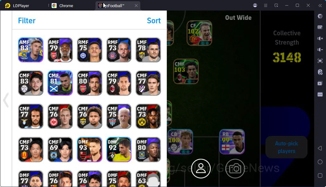 eFootball Accounts Starter Mobile|Rui Costa(Visionary Pass,Phenom Pass),Tatsuya Ito(Momentum Dribbling,Accelaeration 3