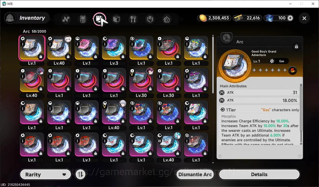 Neverness to Everness Accounts GLOBAL SEA|HL 25|3 S-Class| (Shinku, Sakiri)+Signature, Chiz |3 Selector On|Tomato Cruise-Car 16