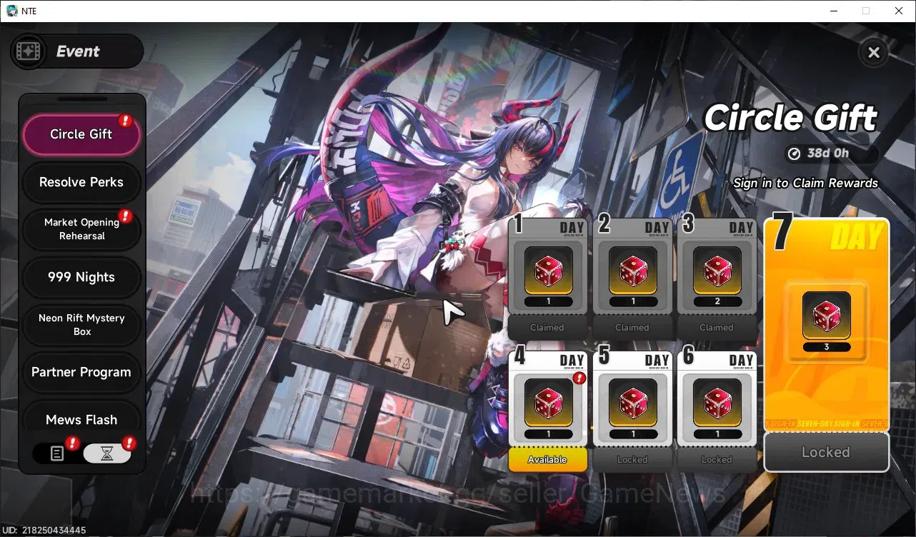Neverness to Everness Accounts GLOBAL SEA|HL 25|3 S-Class| (Shinku, Sakiri)+Signature, Chiz |3 Selector On|Tomato Cruise-Car 20