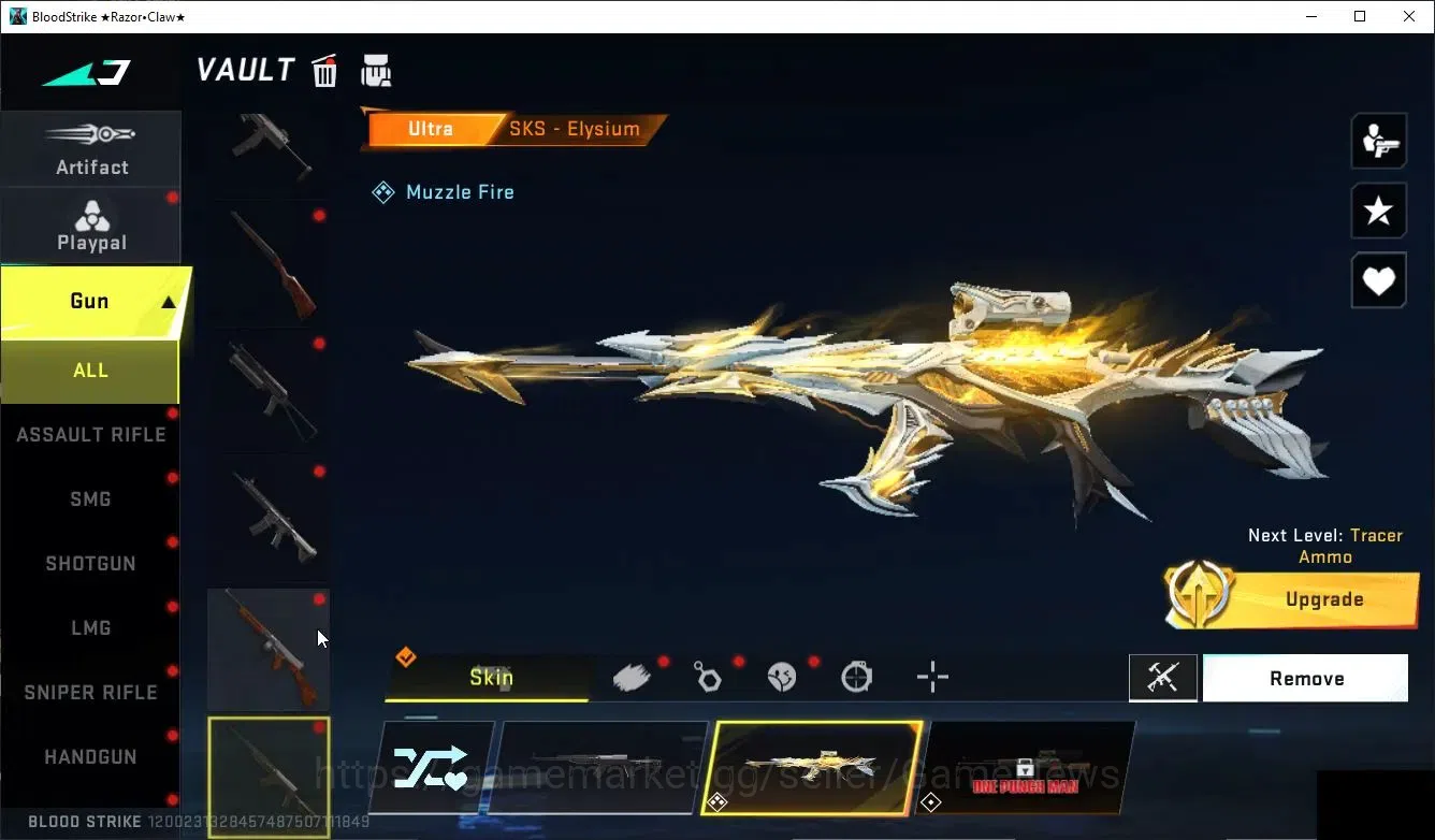 Blood Strike Accounts Collab Skin ASIA|ETERNAL DeAgle+Collab Enzo Kraken,TokRev MCX,FN2K,Jack|5 11