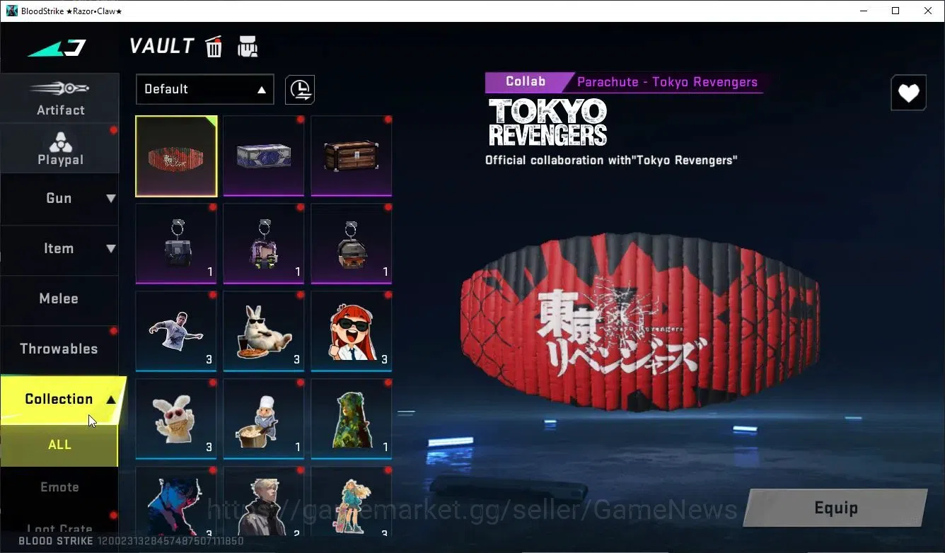 Blood Strike Accounts Collab Skin ASIA|ETERNAL DeAgle+Collab Enzo Kraken,TokRev MCX,FN2K,Jack|5 18