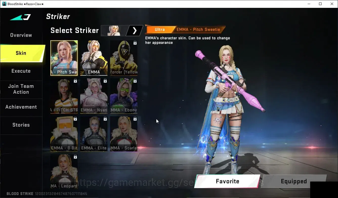 Blood Strike Accounts Collab Skin ASIA|ETERNAL DeAgle+Collab Enzo Kraken,TokRev MCX,FN2K,Jack|5 4