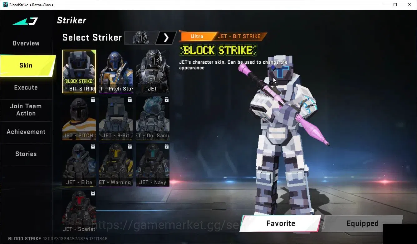 Blood Strike Accounts Collab Skin ASIA|ETERNAL DeAgle+Collab Enzo Kraken,TokRev MCX,FN2K,Jack|5 6