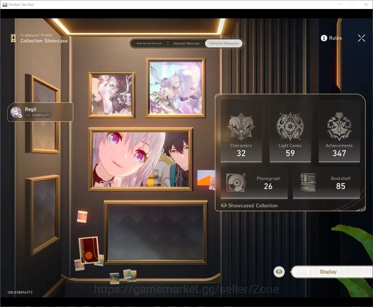 Honkai Star Rail Accounts ASIA|TL62|14x*5 Char|Castorice Lv70, Himeko Lv70, image 1