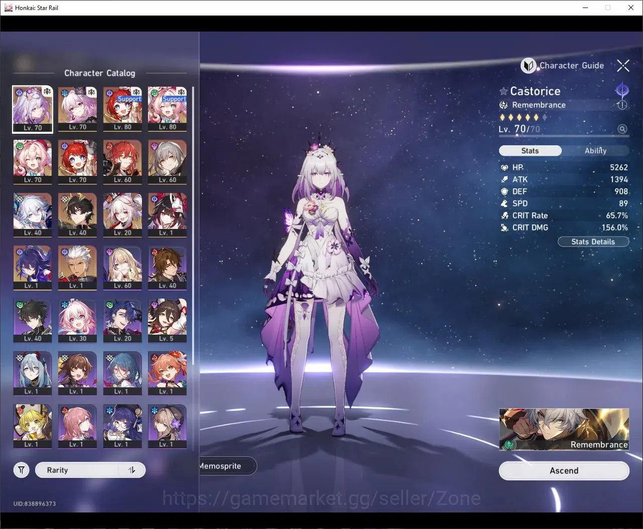 Honkai Star Rail Accounts ASIA|TL62|14x*5 Char|Castorice Lv70, Himeko Lv70, image 5