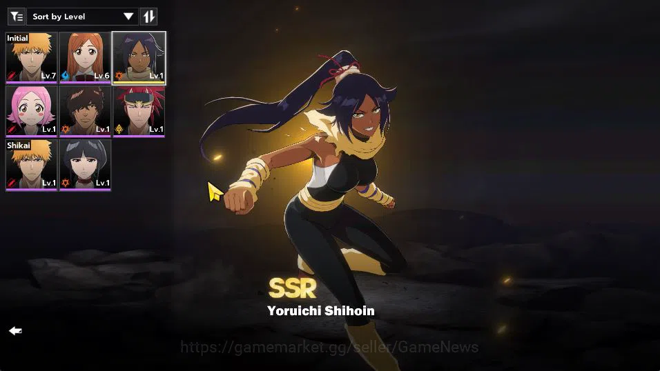 BLEACH: Soul Resonance Accounts Nuverse SEA|Starter 1 SSR ( Yoruichi ) +7 SR(Orihi image 8