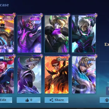 Mobile Legends: Bang Bang Accounts Others Global|136 Skin|Expert|LuckyBox Gatotkaca,VENOM Dyrroth Gusion,DragonTamer Valir