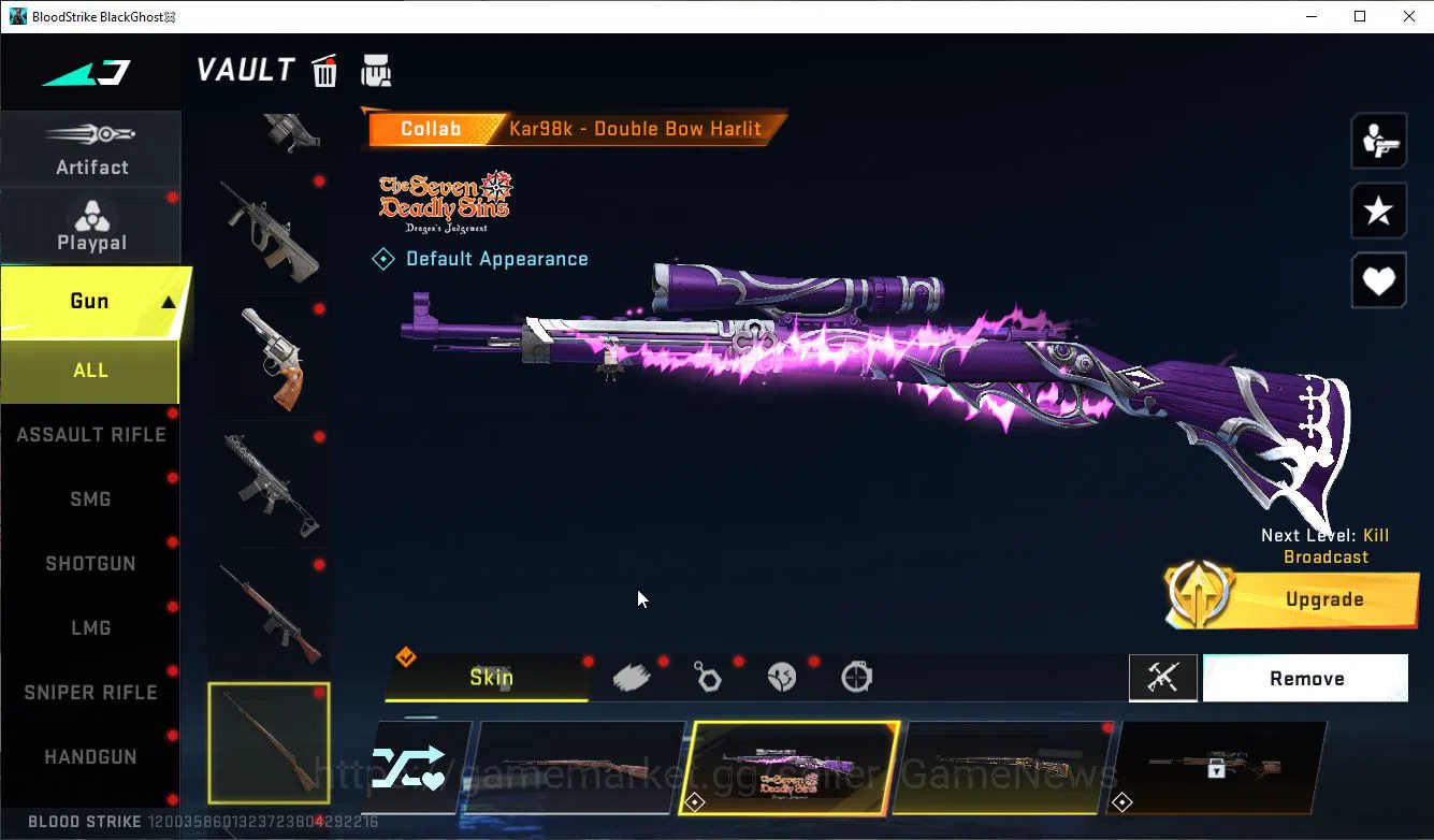 Blood Strike Accounts ASIA|Collab 7DS[AK47,Karl98,QBZ95],BLEACH Byakuya, image 16