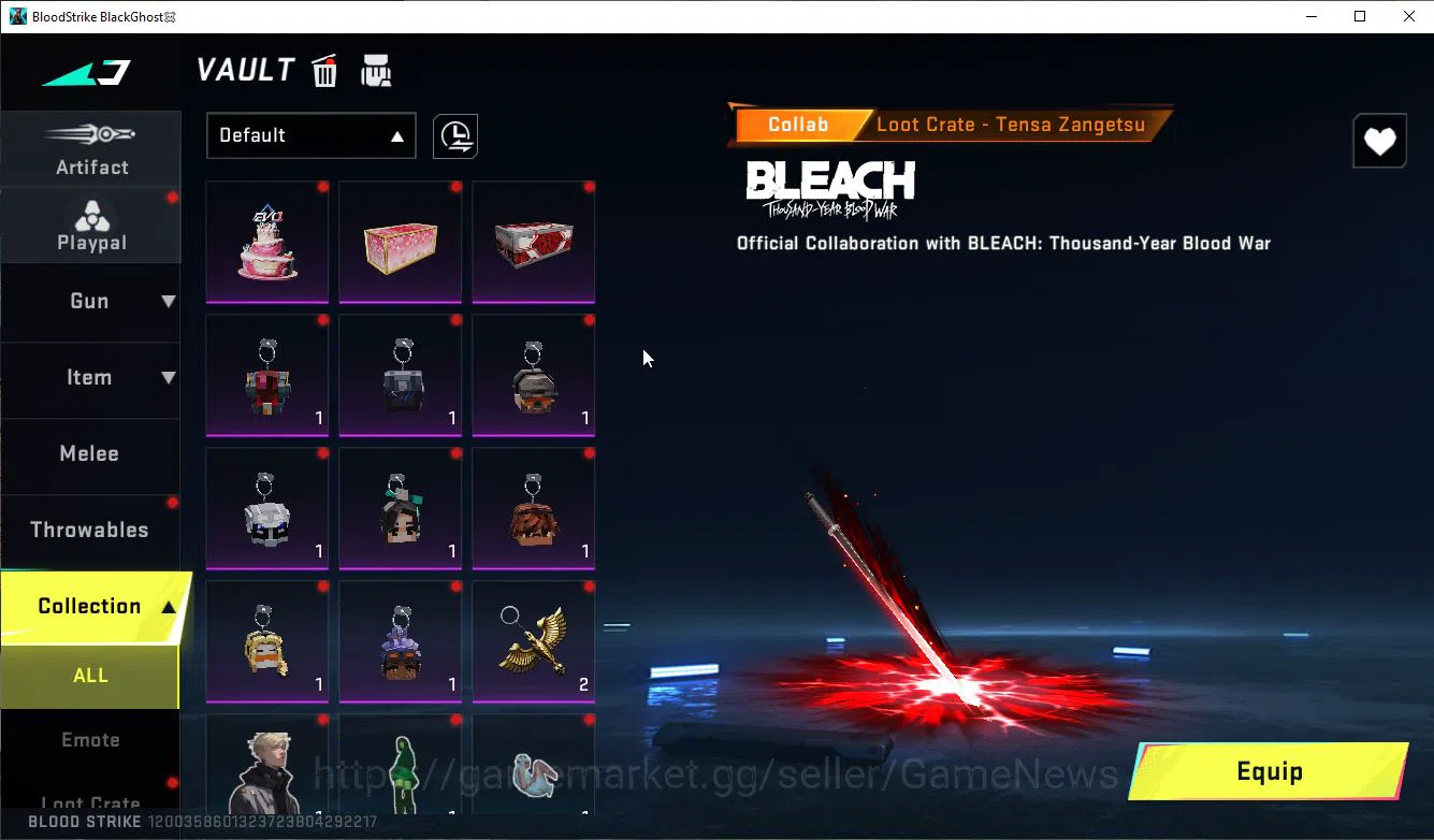 Blood Strike Accounts ASIA|Collab 7DS[AK47,Karl98,QBZ95],BLEACH Byakuya, image 6