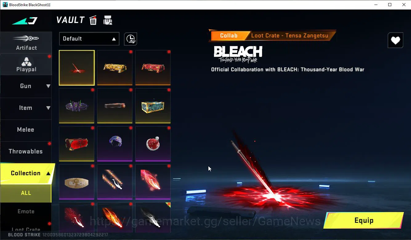Blood Strike Accounts ASIA|Collab 7DS[AK47,Karl98,QBZ95],BLEACH Byakuya, image 8
