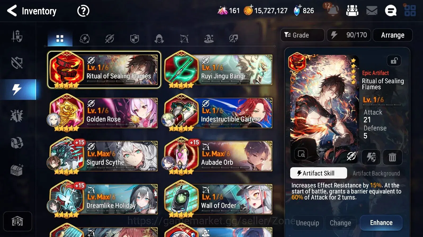 Epic Seven Accounts High-End Global Unverif|63|21ML (Ilynav,R&L,Yulha Etc.)|PoH+Bless ON|SS 2.9K, 1.1K MM, 250 8