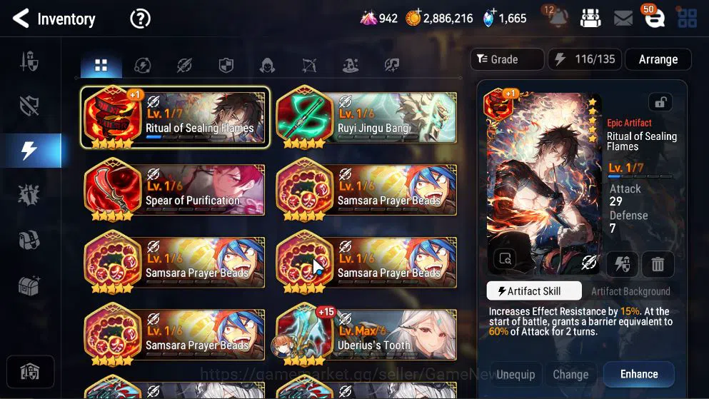 Epic Seven Accounts GLOBAL Unverif|14 ML(Notos,LOT Scales,BArunka,Etc) image 11
