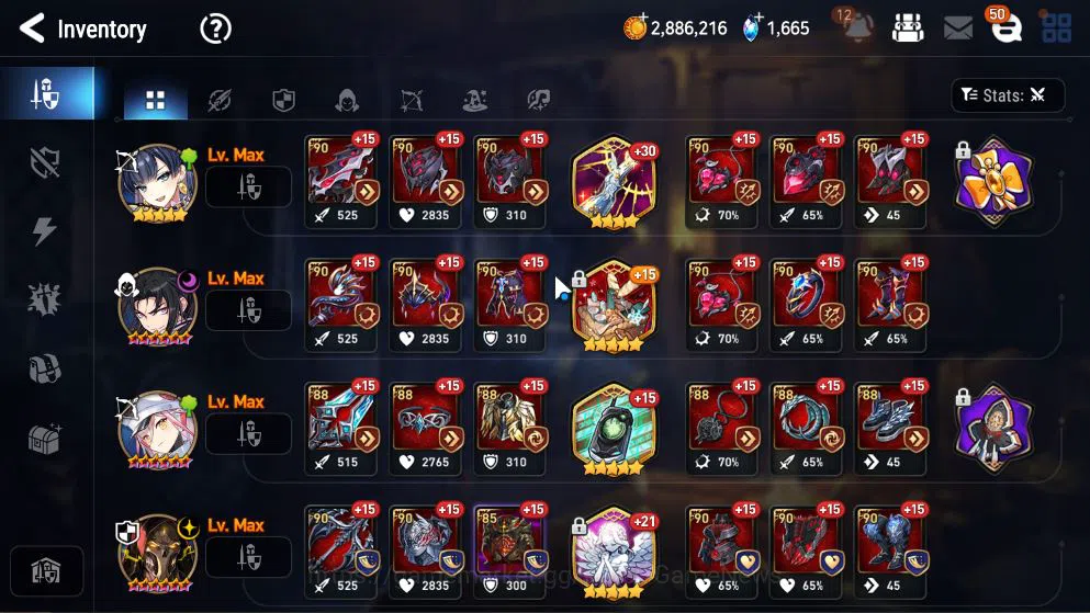 Epic Seven Accounts GLOBAL Unverif|14 ML(Notos,LOT Scales,BArunka,Etc) image 13