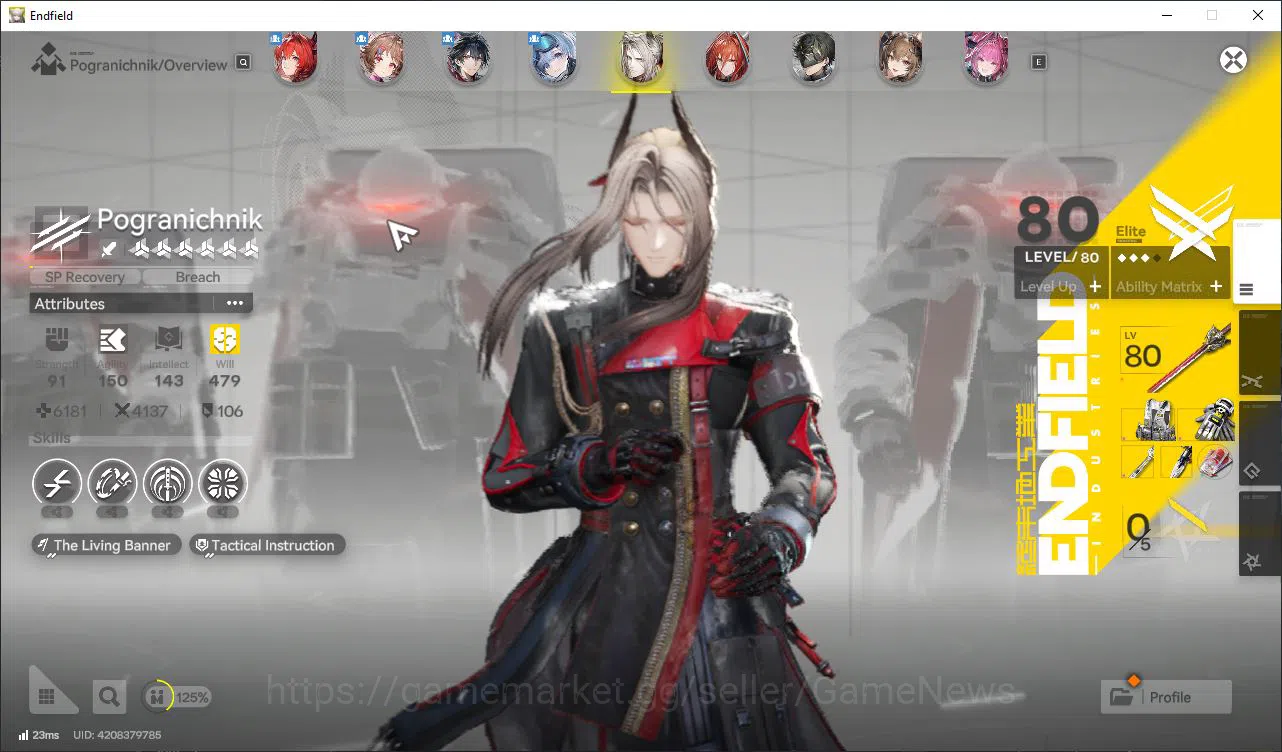 Arknights: Endfield Accounts Asia Lv55|4K Oro|7 SSR [(Laeva,Gilbert,Yvonne,Arde image 7