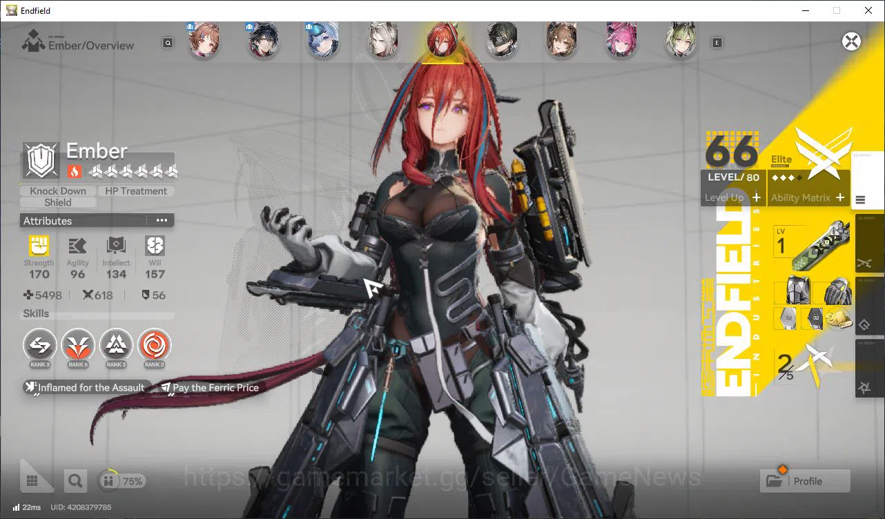 Arknights: Endfield Accounts Asia Lv55|4K Oro|7 SSR [(Laeva,Gilbert,Yvonne,Arde image 8