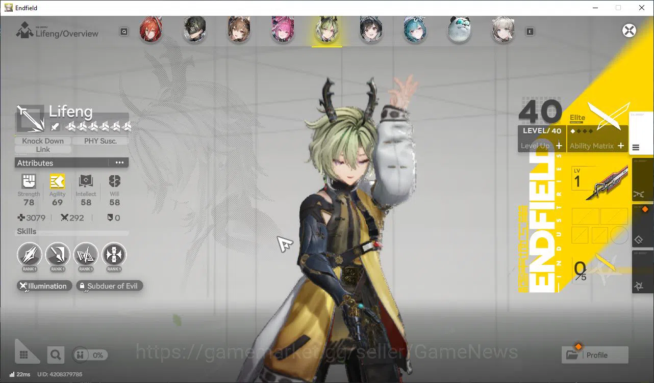 Arknights: Endfield Accounts Asia Lv55|4K Oro|7 SSR [(Laeva,Gilbert,Yvonne,Arde image 9