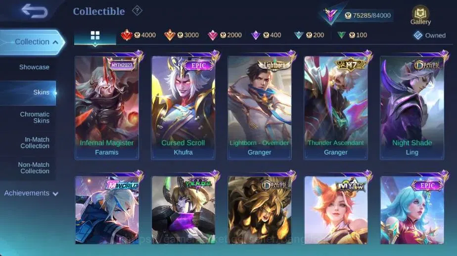 Mobile Legends: Bang Bang Accounts Global|Skin 312|Renowned|PRIME Granger,Sanrio Flor image 13