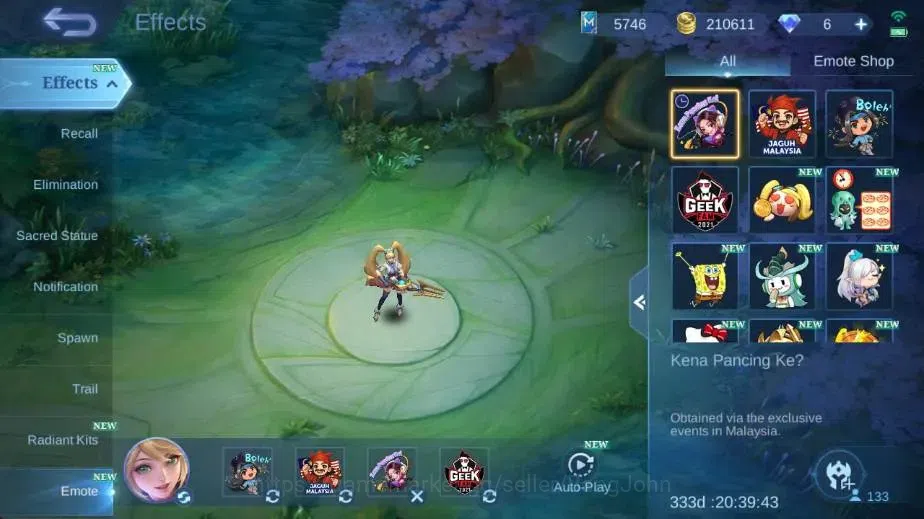 Mobile Legends: Bang Bang Accounts Global|Skin 312|Renowned|PRIME Granger,Sanrio Flor image 18