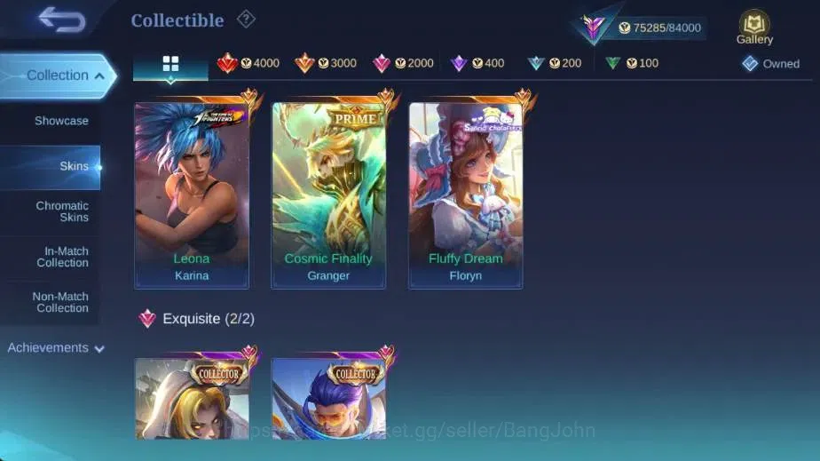 Mobile Legends: Bang Bang Accounts Global|Skin 312|Renowned|PRIME Granger,Sanrio Flor image 5