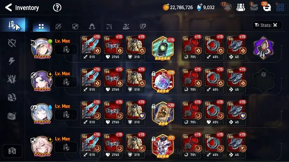 Epic Seven Accounts GLOBAL Unverif|NewEra|5 ML(BArunka,LOTScales,LW Pe image 10