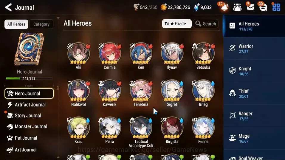 Epic Seven Accounts GLOBAL Unverif|NewEra|5 ML(BArunka,LOTScales,LW Pe image 7
