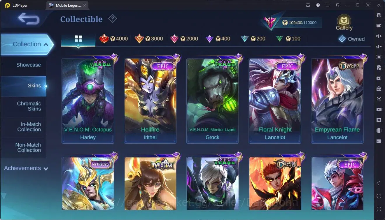 Mobile Legends: Bang Bang Accounts Global |Hero 133|Skin 351|Exalted|Legend Alucard|P image 16
