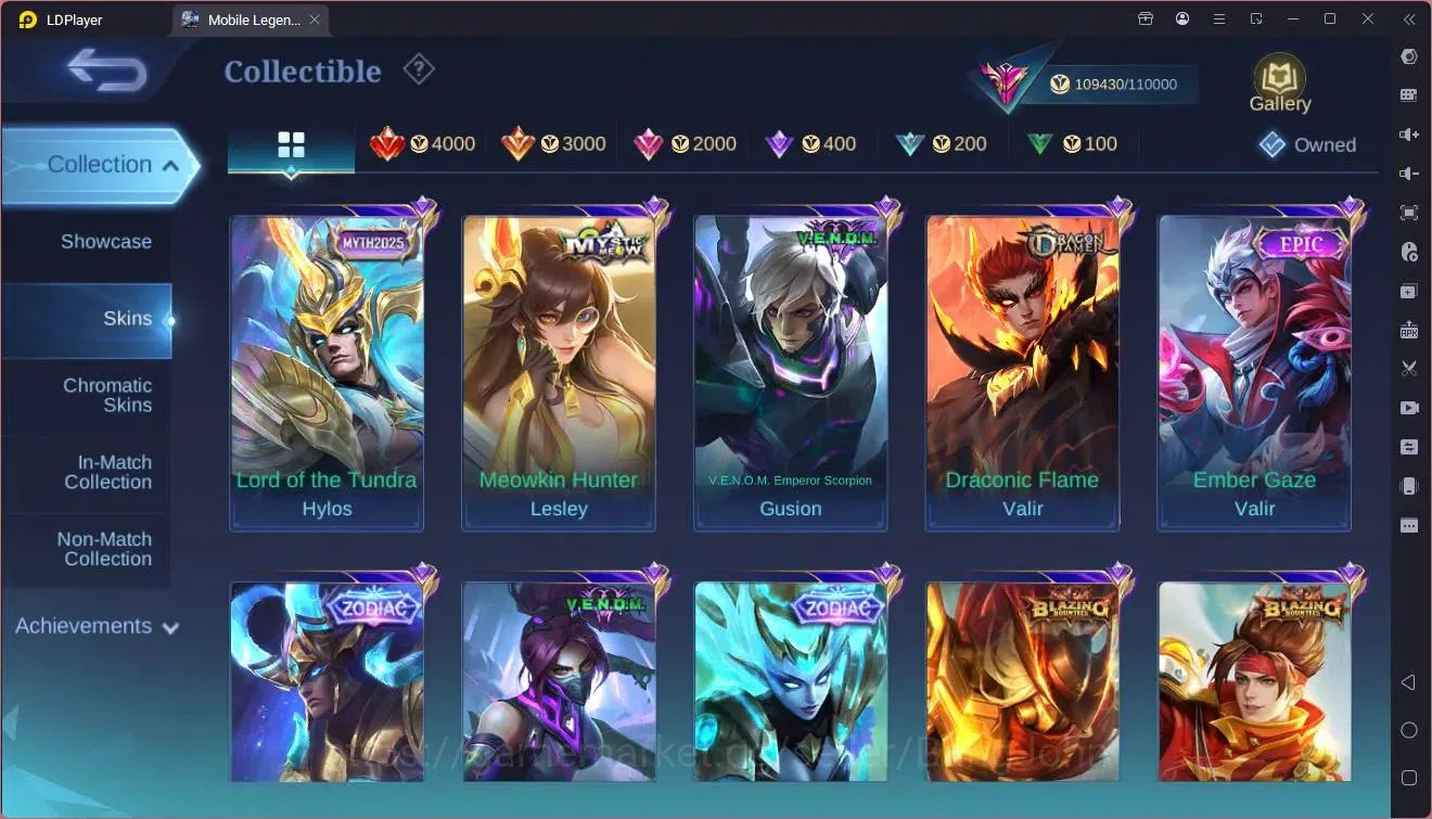 Mobile Legends: Bang Bang Accounts Global |Hero 133|Skin 351|Exalted|Legend Alucard|P image 17