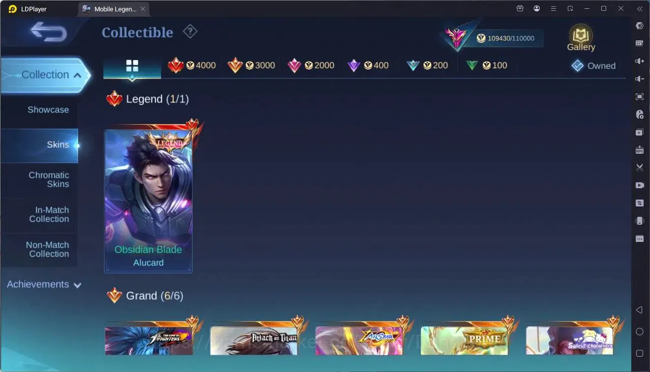 Mobile Legends: Bang Bang Accounts Global |Hero 133|Skin 351|Exalted|Legend Alucard|P image 7