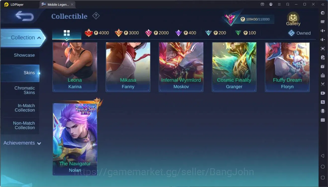 Mobile Legends: Bang Bang Accounts Global |Hero 133|Skin 351|Exalted|Legend Alucard|P image 9