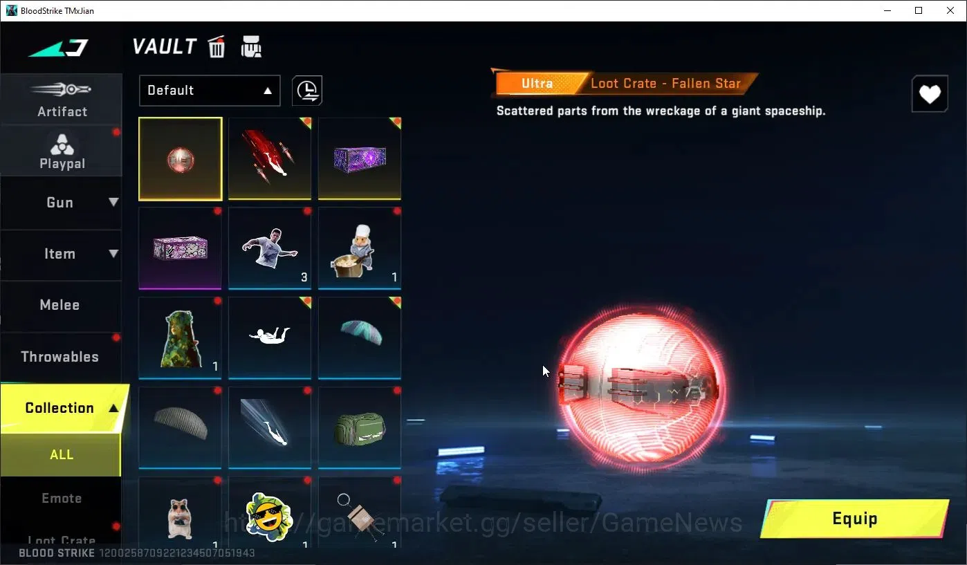 Blood Strike Accounts ASIA|Collab NACHO-Enzo:Coronation+3 Legendary HK41 image 10