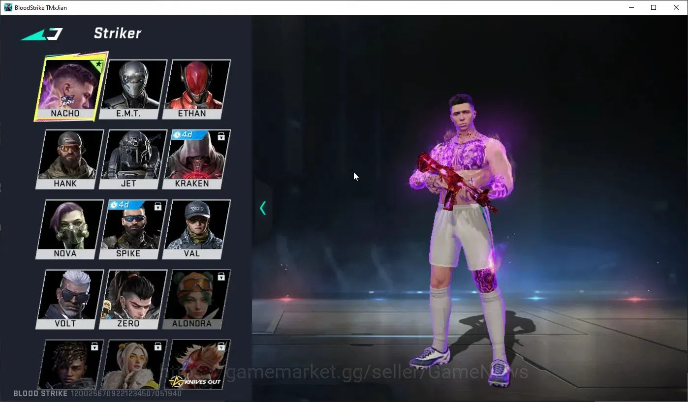Blood Strike Accounts ASIA|Collab NACHO-Enzo:Coronation+3 Legendary HK41 image 4