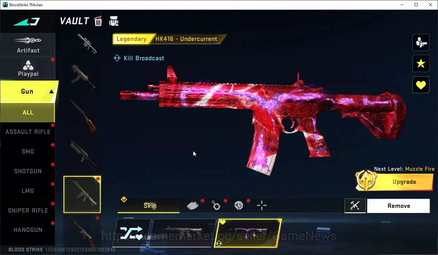 Blood Strike Accounts ASIA|Collab NACHO-Enzo:Coronation+3 Legendary HK41 image 5