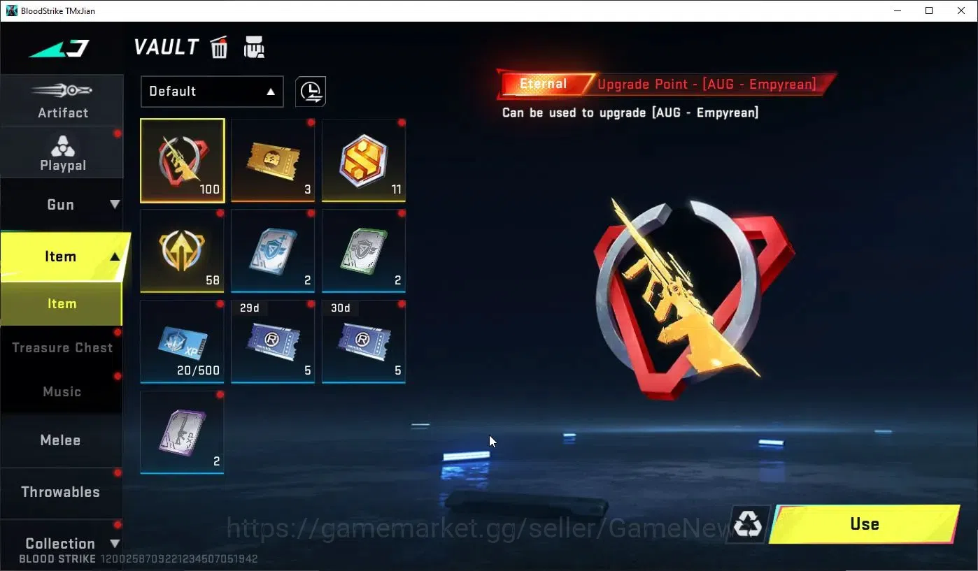 Blood Strike Accounts ASIA|Collab NACHO-Enzo:Coronation+3 Legendary HK41 image 8