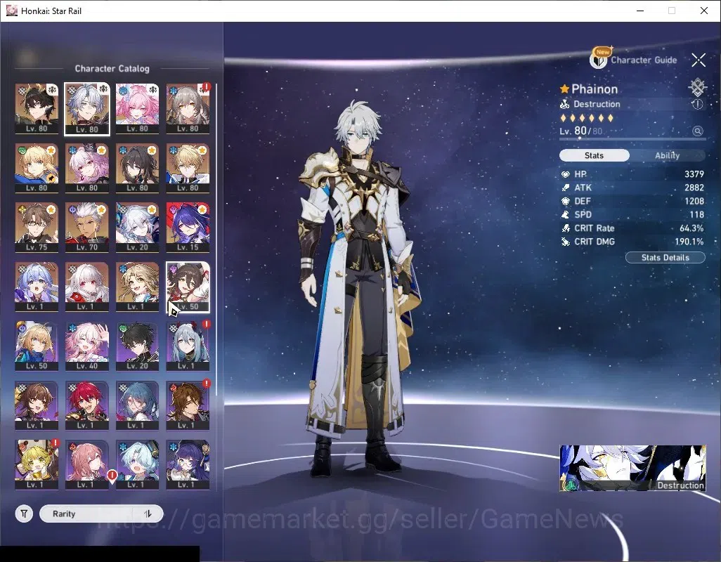 Honkai Star Rail Accounts Asia|TL 66|10 Limited|[Phainon,Cyrene]+Sign,Everni image 4