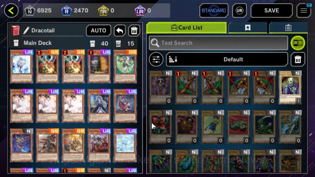 Yu-Gi-Oh! Master Duel Accounts Mid-Level Lv 18 | 20 Deck |VSK9,Radiant Typhoon,Dracotail,Yummys,Ninja,Dracotail 7