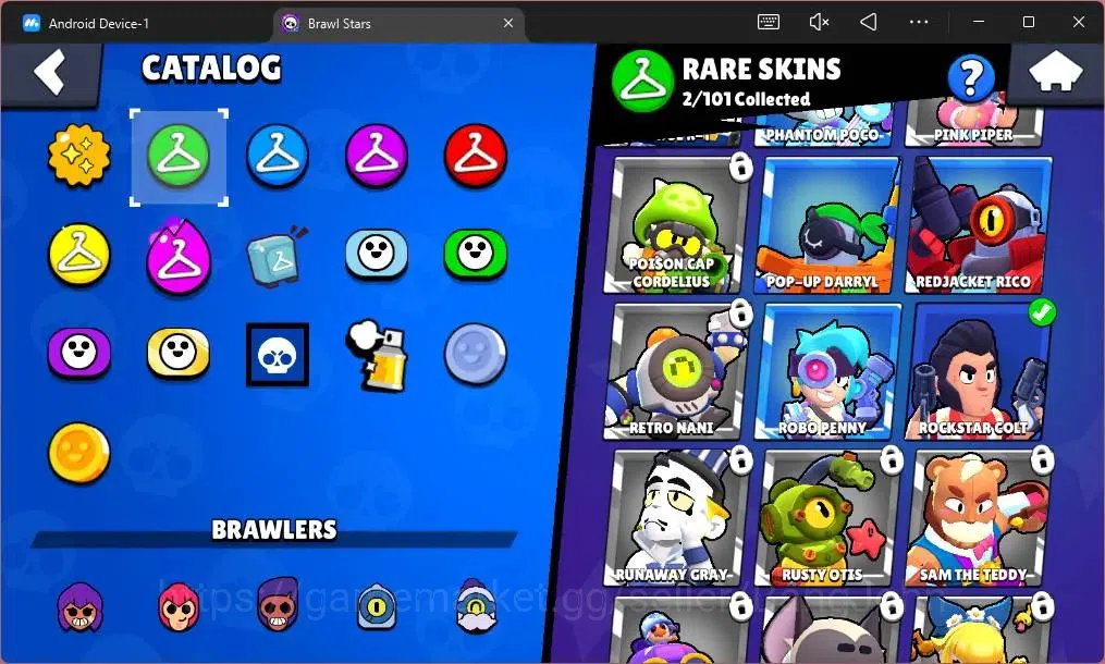 Brawl Stars Accounts Global |1888 Trophy|20 Brawler |2 Max Hypercharge( image 10