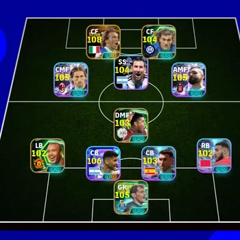 eFootball Accounts Legends & Iconic Players COLECTIVE 3225+ | BIG TIME DEL PIERO x BLITZ MOH SALAH x C VIERI x LUKA MODRIC x