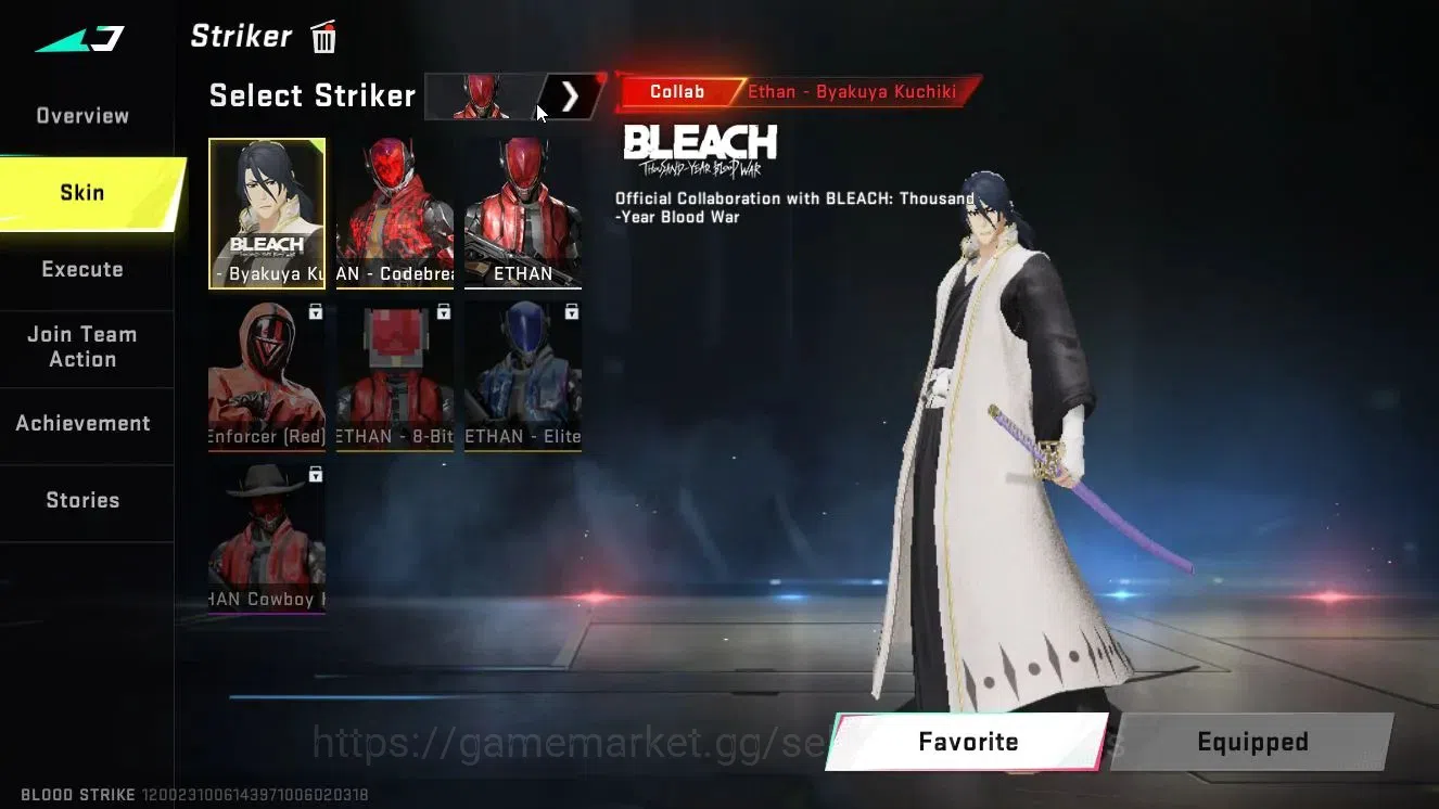 Blood Strike Accounts ASIA|Collab BLEACH [Ethan-Byakuya Kuchiki]|Collab  image 4