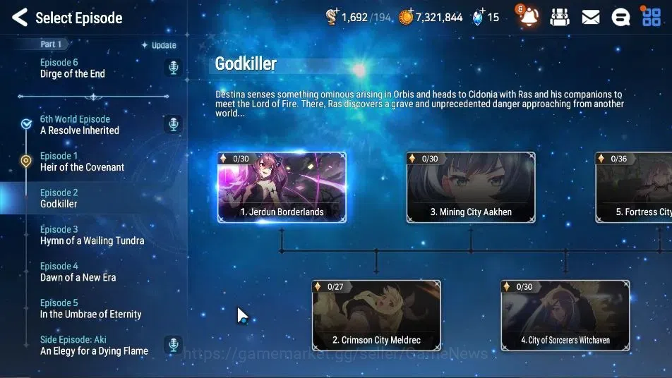 Epic Seven Accounts GLOBAL Unverif|New Era| 2 ML (Salome,TEidolon Kayr image 18