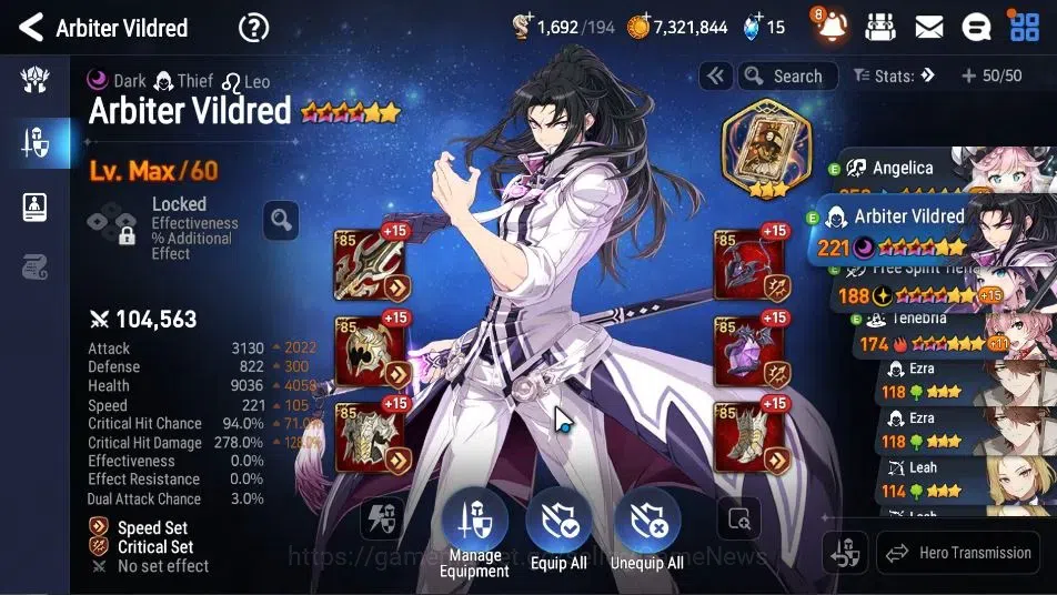 Epic Seven Accounts GLOBAL Unverif|New Era| 2 ML (Salome,TEidolon Kayr image 19