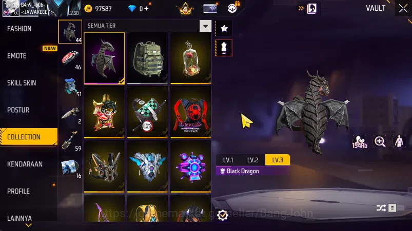 Free Fire Accounts (bisa log bind )Vault 229 | SG Terompet | Evo Scar image 10