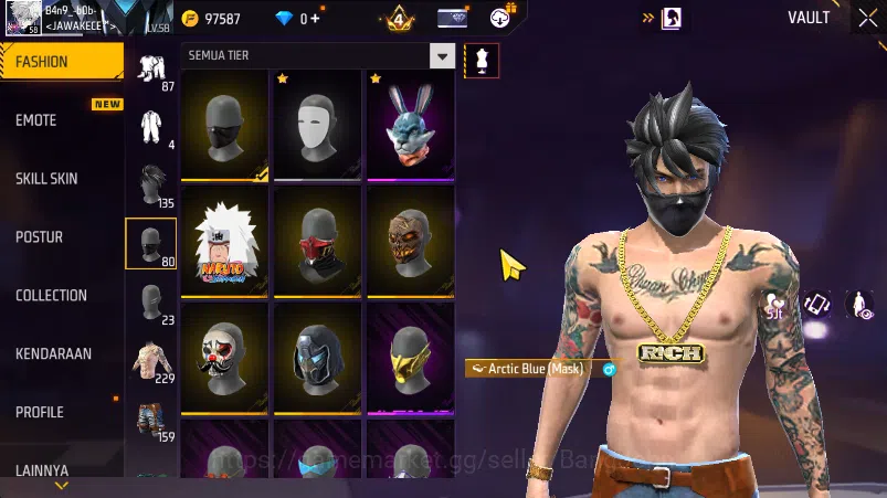 Free Fire Accounts (bisa log bind )Vault 229 | SG Terompet | Evo Scar image 18
