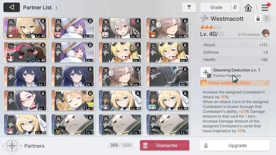 Chaos Zero Nightmare Accounts GLOBAL Lv40|6 SSR(YukiM1+Sign,RinM1,Orlea,MeiLin,Kayron,Renoa)+11 6